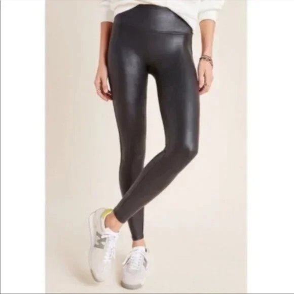 Spanx Faux Leather Leggings - Picture 1 of 8